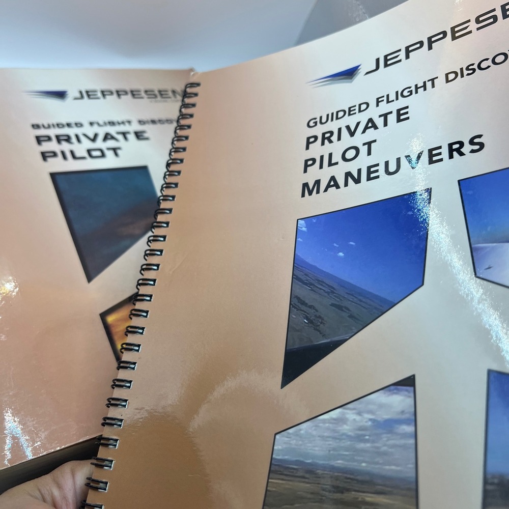 Jeppesen Guided Flight Discovery Private Pilot Textbook & Maneuvers Manual Set